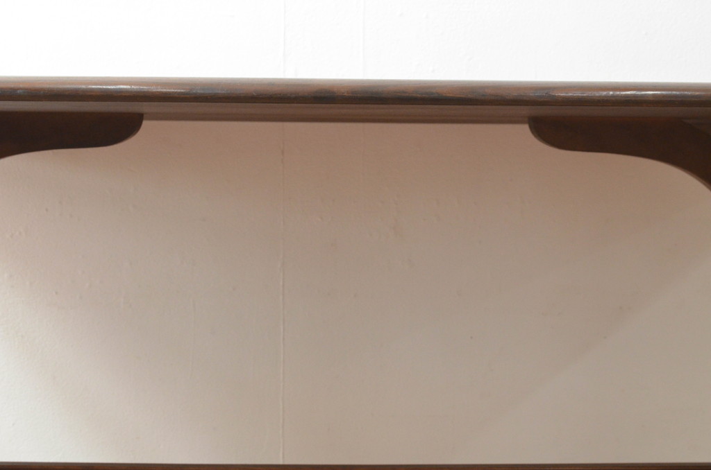 イギリスビンテージ　ERCOL(アーコール)　クラシカルな雰囲気漂うダイニングテーブル(4人掛け、6人掛け、食卓、作業台、ヴィンテージ、英国、北欧)(R-067244)