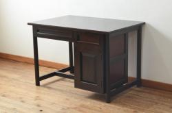アンティーク家具　使い込まれた風合いが魅力的な文机(座机、飾り台)(R-038790)