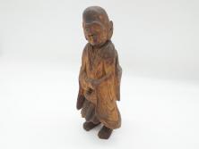 和製アンティーク　昭和初期　フクロウの透かし彫りが愛らしいブックスタンド(本立て)(R-042501)