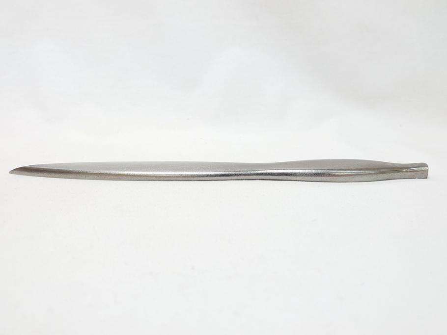 藤原良明(加藤真平)作　切り出し　珍しい形　全長222mm　小刀(短刀、ナイフ、刃物)(R-063359)