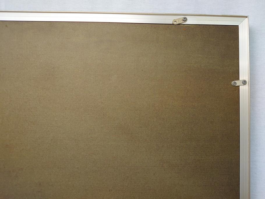 龍村平蔵　謹模　四天王獅猟紋様錦　国宝法隆寺蔵(約86.5cm×74.5cm、額装、タペストリー)(R-063935)