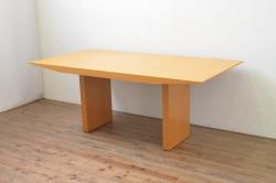 中古　イタリア　スタイリッシュでモダンなデザインが格好良いサイドテーブル(コンソールテーブル、コーヒーテーブル、カフェテーブル)(R-071374)