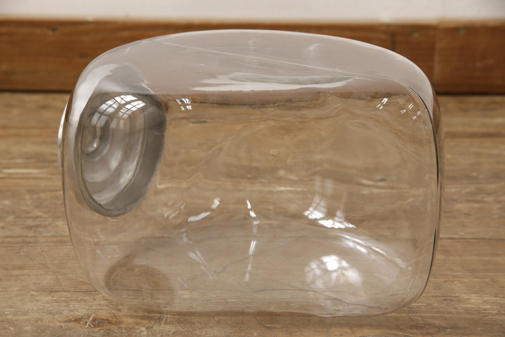 アンティーク雑貨　当時物　昭和レトロ　6連猫瓶(ガラス瓶、菓子瓶、菓子びん、菓子ビン)(R-057760)
