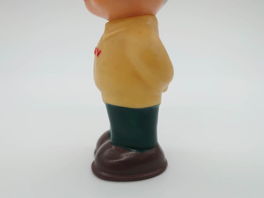 当時物　ソニー坊や　SONY　CORP　JARAN　キャラクター　フィギュア　10cm　可愛らしくて癒されるソフビ人形2体(置物)(R-069709)