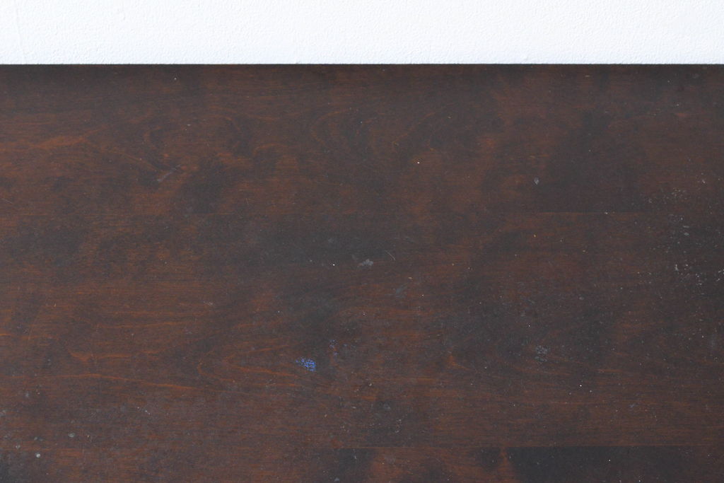 中古　北海道民芸家具　#404　すっきりとしたフォルムの高座卓(4人掛け、6人掛け、ダイニングテーブル、食卓、作業台)(R-061634)