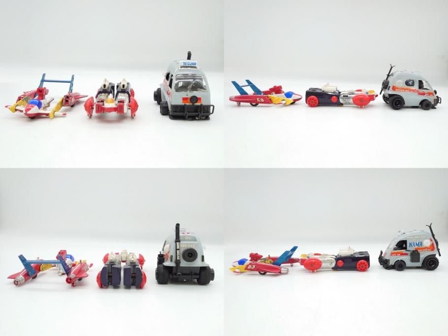ポピー　ロボコン　ロボカー　ヘリキャプター　忍者　ヤッターマン　トッポジージョ　ロボットはっちゃん　マジンガーZ　超合金などの大量セット(ディスプレイ、おもちゃ、ロボット)(R-064004)