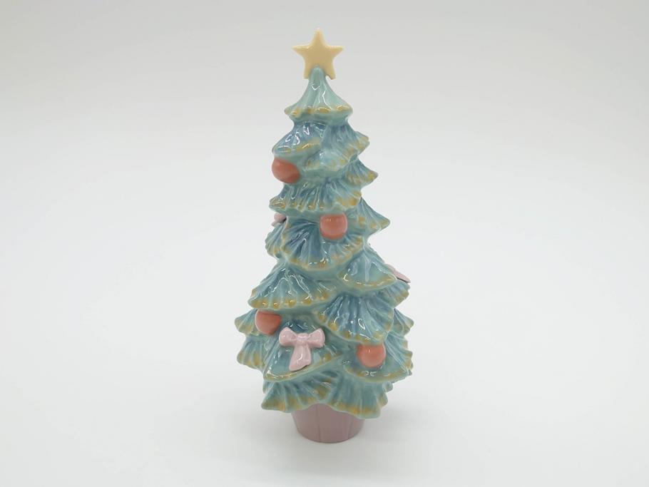 スペイン　リヤドロ　LLADRO　2005 EVENTS CREATION　思い出の丘　クリスマスツリー　優しい色合いと雰囲気が素敵なフィギュリン2点セット(陶器人形、置物、オブジェ、女の子)(R-069866)