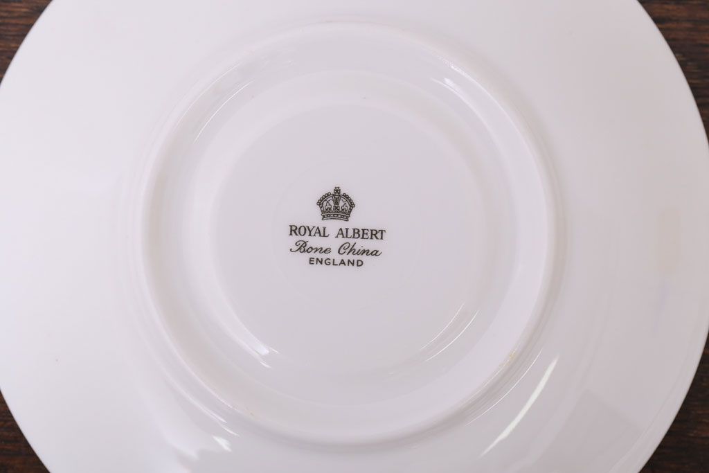 イギリス　Royal Albert(ロイヤルアルバート) MASQUERADE(マスカレード)シリーズ　トリオ2客セット(洋食器)(2)
