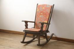 中古　美品　DREXEL HERITAGE(ドレクセルヘリテイジ)　 Upholstery(アップホルスタリー)　エレガントな佇まいのラウンジチェア(一人掛けソファ、1P、アームソファ)(定価約59万円)(R-053324)