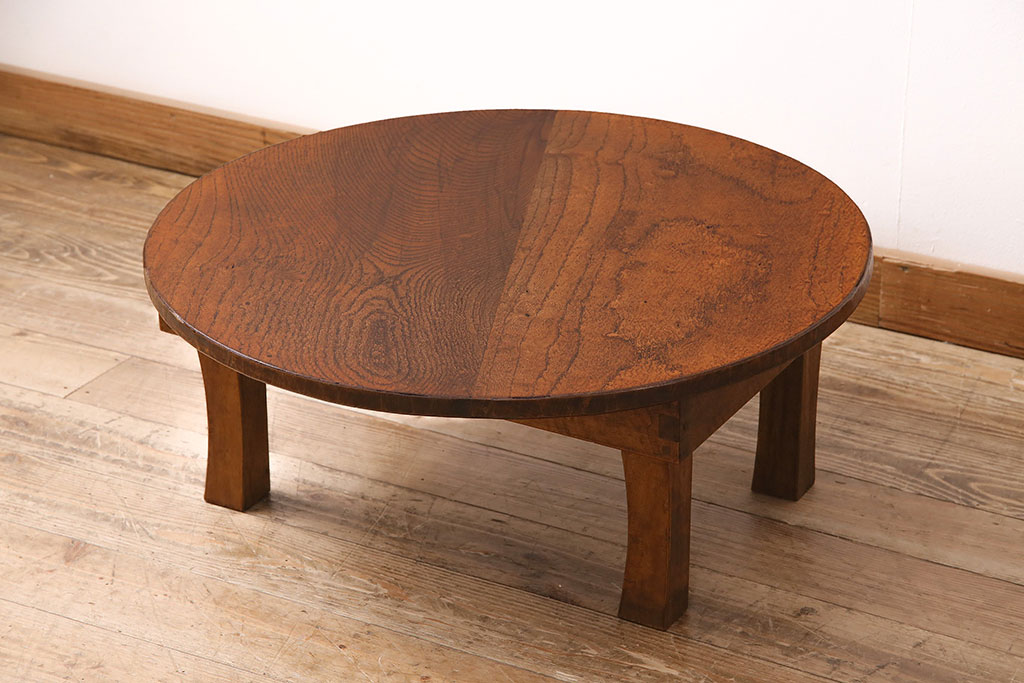 最大42%OFFクーポン 木製 折りたたみ ちゃぶ台 テーブル 直径60cm 丸型