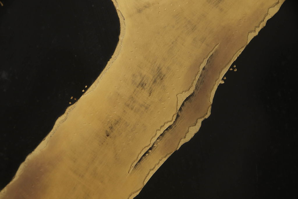 中古　美品　輪島塗り　和の風情あふれる衝立て(仕切り、パーテーション、つい立て)(R-062072)