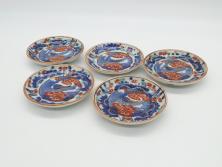 大正昭和初期　漆器　黒漆が美しい銘々皿10枚セット(木皿、菓子皿)(1)