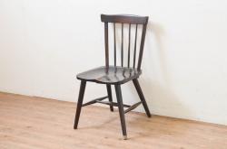 ラフジュ工房オリジナル　アンティークペイントがお洒落な丸スツール(椅子、チェア、丸イス)(3)