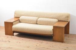 ヴィンテージ家具　ERCOL(アーコール)　エバーグリーン　エレガントな雰囲気漂う1人掛けイージーチェア(ラウンジチェア、アームチェア、椅子、ソファ、ビンテージ)(R-048538)