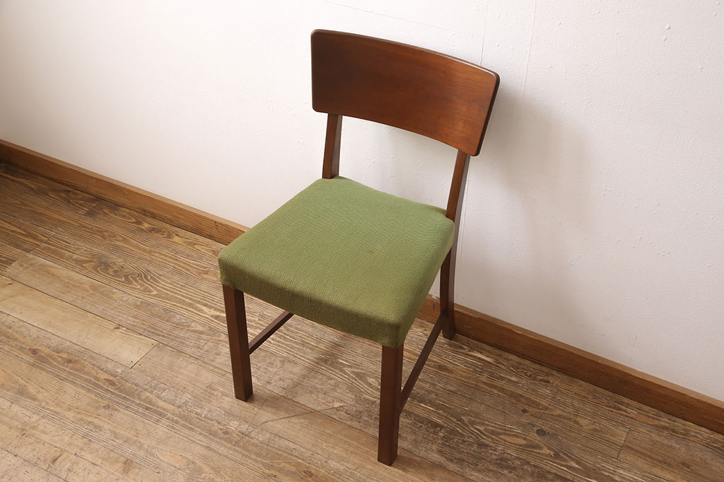 北欧ビンテージ　チーク材　カントリーやナチュラルスタイルにぴったりなダイニングチェア(椅子、ヴィンテージ)(R-052885)