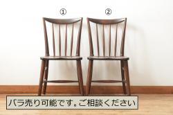 中古　松本民芸家具　ビンテージ　#72型・リーチチェア(ダイニングチェア、椅子)(2)