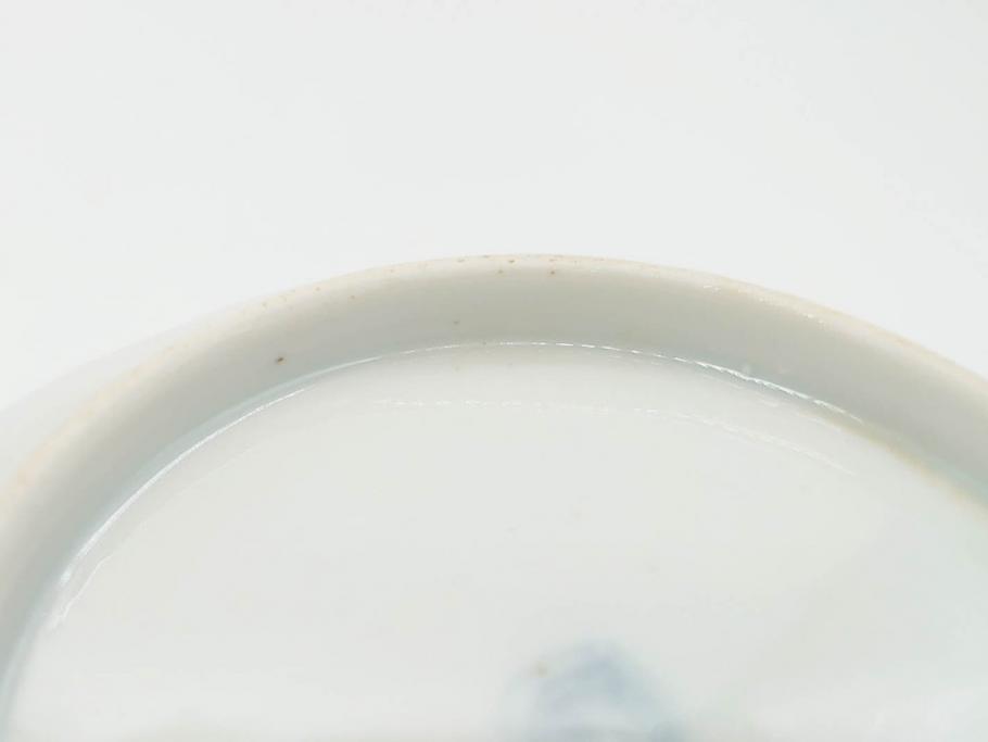 幕末　古伊万里　金彩　色絵　約12cm　3.8寸　煌びやかな絵付けが素敵な小皿5枚セット(獅子、松竹、和食器、深皿、和皿、三寸八分)(R-070408)