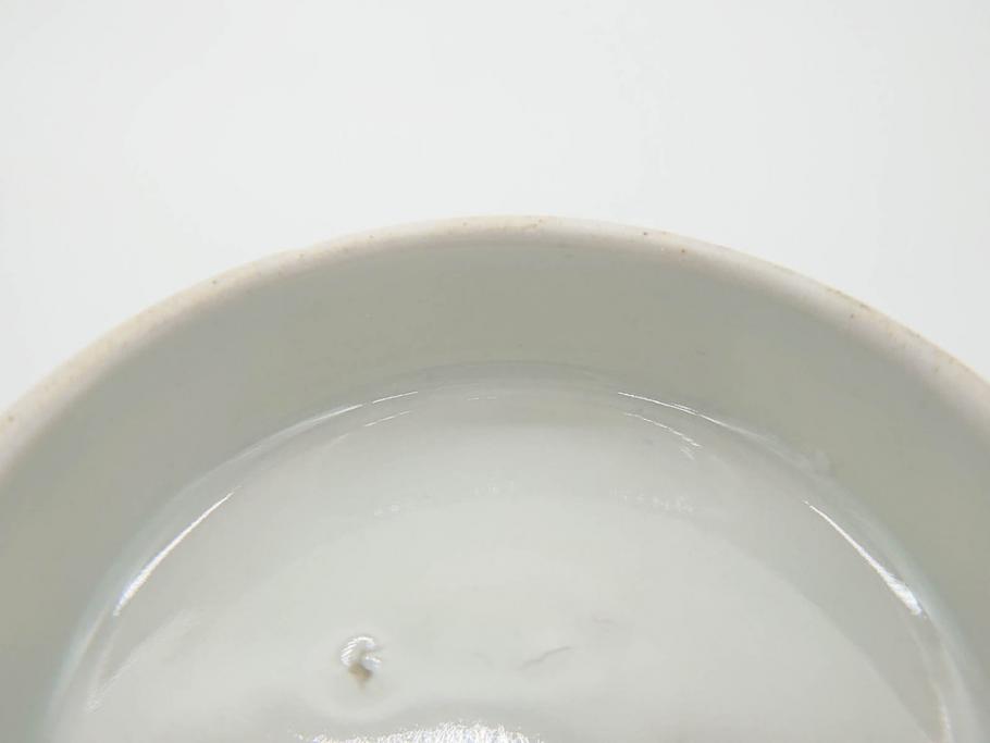 江戸期　古伊万里　金彩　色絵　約12cm　3.8寸　一つ一つ丁寧に絵付けされた豪華な蓋付き茶碗3客セット(獅子、松竹、和食器、三寸八分)(R-070417)