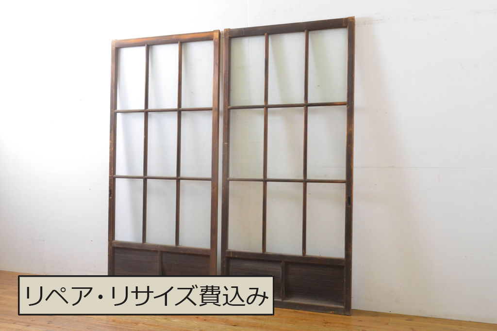 アンティーク建具 シンプルなデザインでお部屋に取り入れやすい