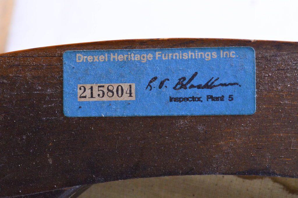中古　DREXEL HERITAGE(ドレクセルヘリテイジ)　くつろぎの時間を演出するアームチェア(椅子、イス、ダイニングチェア)(R-062712)
