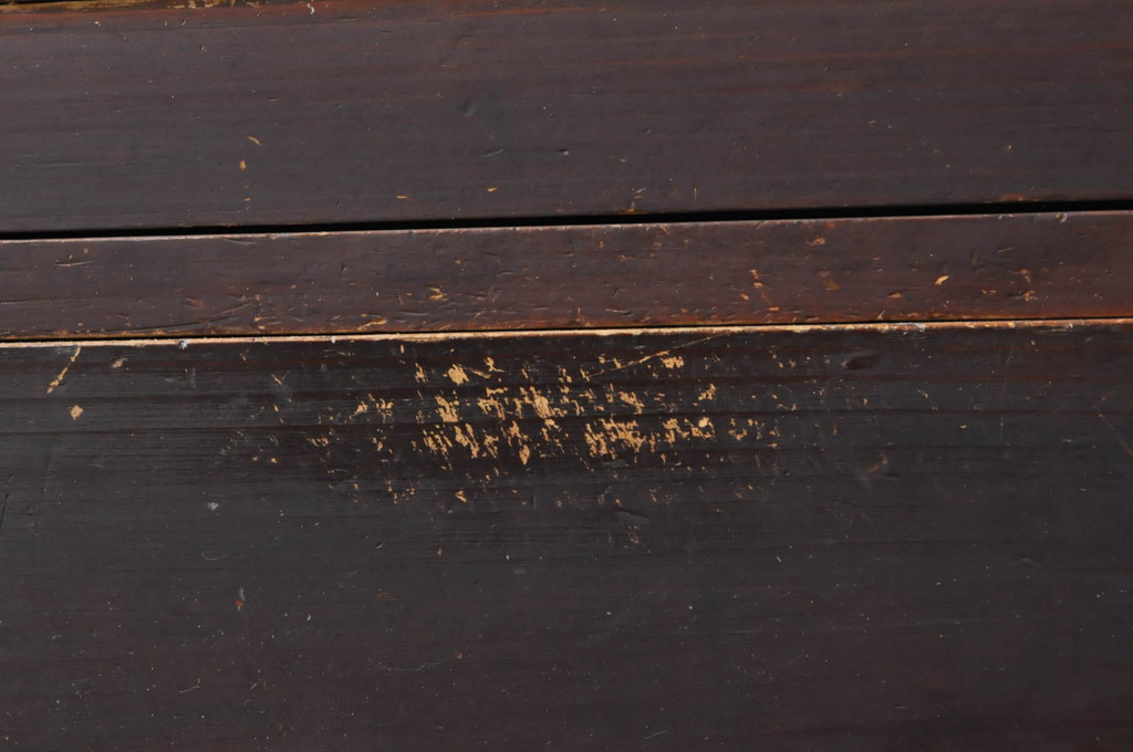 和製アンティーク　杉材　時代を経た趣が感じられるシンプルな造りの時代箪笥(重ねタンス、和たんす、収納箪笥、衣装箪笥、引き出し)(R-068354)