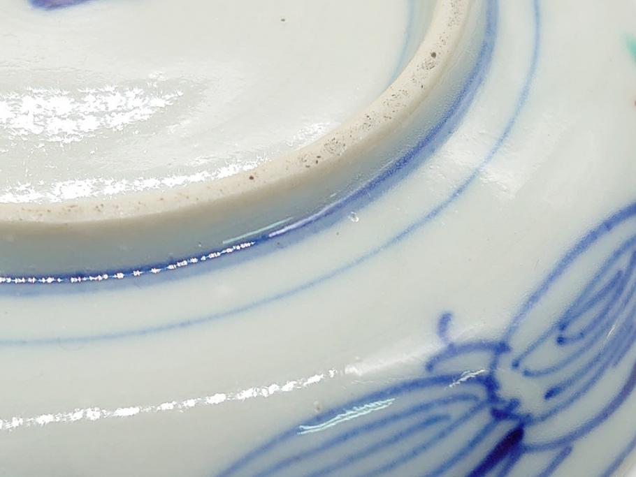 明治期　伊万里焼　色絵　金彩　花文　3.8寸皿　約11.5cm　色彩豊かで食卓に華やぎをもたらす小皿3客セット(三寸八分、赤絵、和食器、和皿)(R-062283)