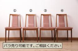 レトロ家具　昭和期　レトロな雰囲気が漂う小さなチェア(椅子、小イス)(3)