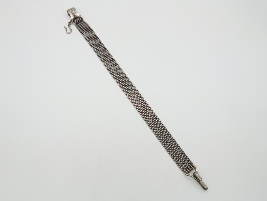 一条 金属 編み込みグルメット 風 ウォレットチェーン 日本軍 陸軍 軍属 軍刀