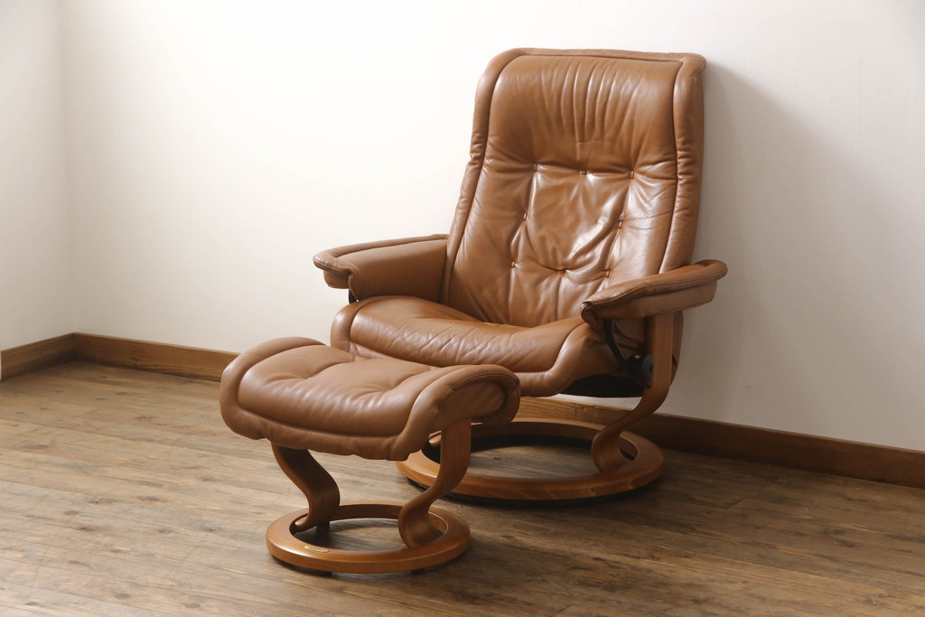 中古 EKORNES(エコーネス) ロイヤルシリーズ 本革(レザー) 極上の