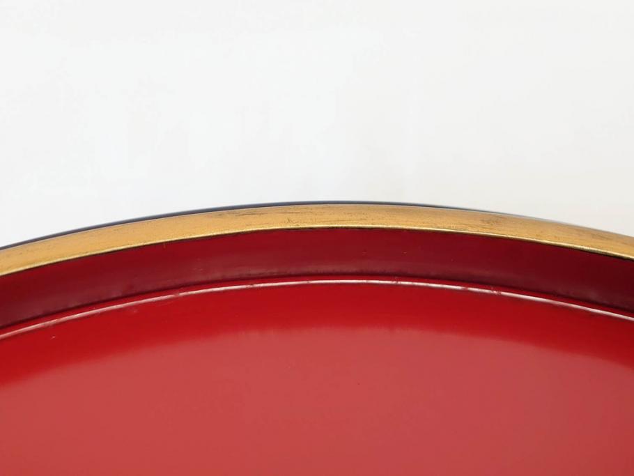 明治〜大正　木製漆器　緻密に描かれた松の金蒔絵が高級感溢れるお櫃・お盆・しゃもじセット(トレー、トレイ、おひつ、松の実、行器、飯器、伝統和食器)(R-070717)