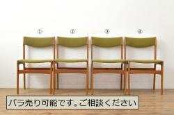 和製アンティーク　ペイント家具　昭和中期　素朴な風合いがレトロな木製長椅子(木製ベンチ、椅子、イス、板座チェア)(R-060199)