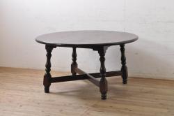 和製アンティーク　大正ロマン　素朴な質感が味わい深い長テーブル(ローテーブル、センターテーブル、座机)(R-068371)