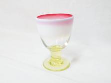 ベネチアンガラス　金箔レースグラス(シャンパン、ワイン)(R-045965)