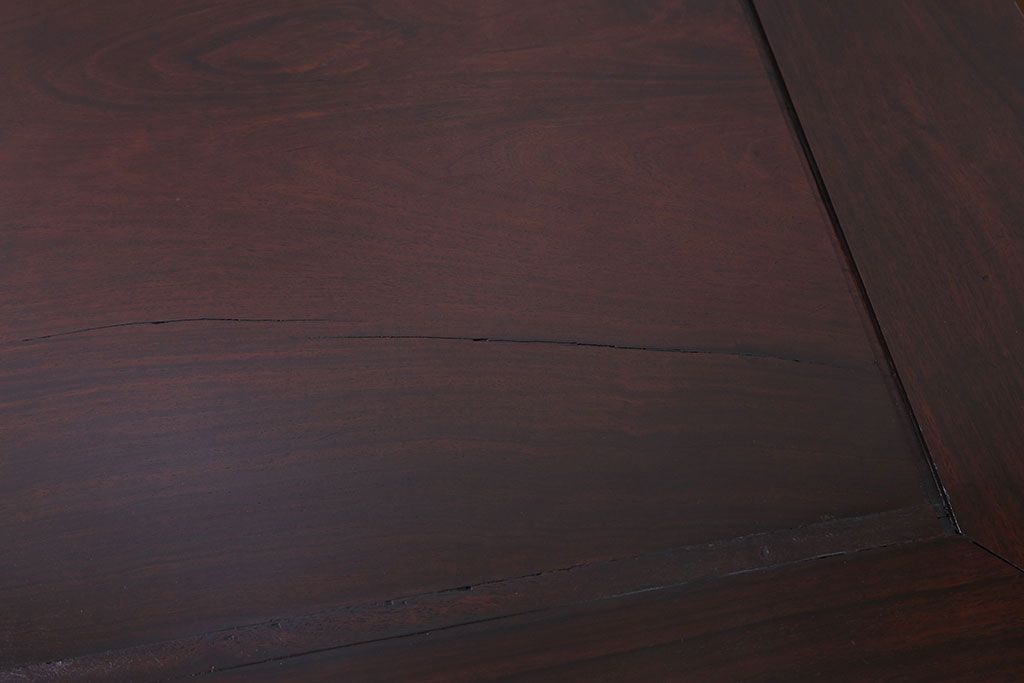 古民具・骨董　時代唐物　唐木材の座卓