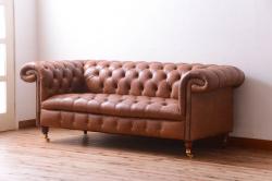 【買取】イギリスヴィンテージ 本革 ディスティンクティブ(Distinctive) チェスターフィールド(Chesterfield Sofas) ソファを買取りました。