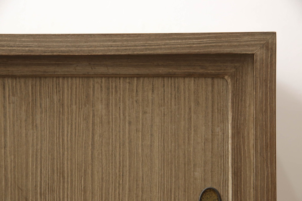 和製ビンテージ　シンプルなデザインが魅力の総桐箪笥ローボード(総桐たんす、テレビ台、テレビボード、収納棚、戸棚、ヴィンテージ)(R-070351)