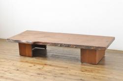 ヴィンテージ家具　北欧ビンテージ　G-PLAN(ジープラン)　チーク材　タイル天板がおしゃれなサイドテーブル(センターテーブル、コーヒーテーブル)(1)
