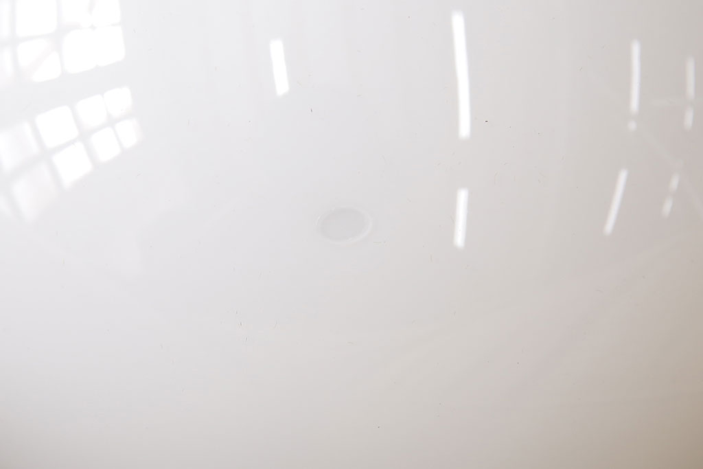アンティーク照明　和製アンティーク　昭和初期　タッセル(飾り房)付き　丸い形が愛らしい吊り下げ照明(ペンダントライト、天井照明、電笠、シェード)(R-053868)