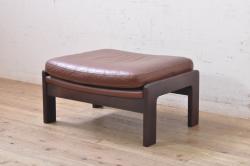 北欧ビンテージ家具　チーク材　背もたれのデザインが美しいダイニングチェア(ワークチェア、椅子)(1)