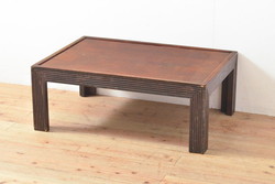 アンティーク家具　和製アンティーク　欅材!折り畳み式 シンプルな特大丸ちゃぶ台