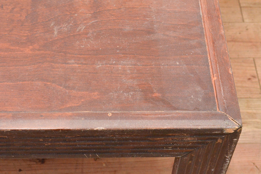 ヴィンテージ家具　松本民芸家具　絶版品!上品な意匠が趣溢れる希少なG型座卓(ローテーブル、センターテーブル、ビンテージ)(R-053228)