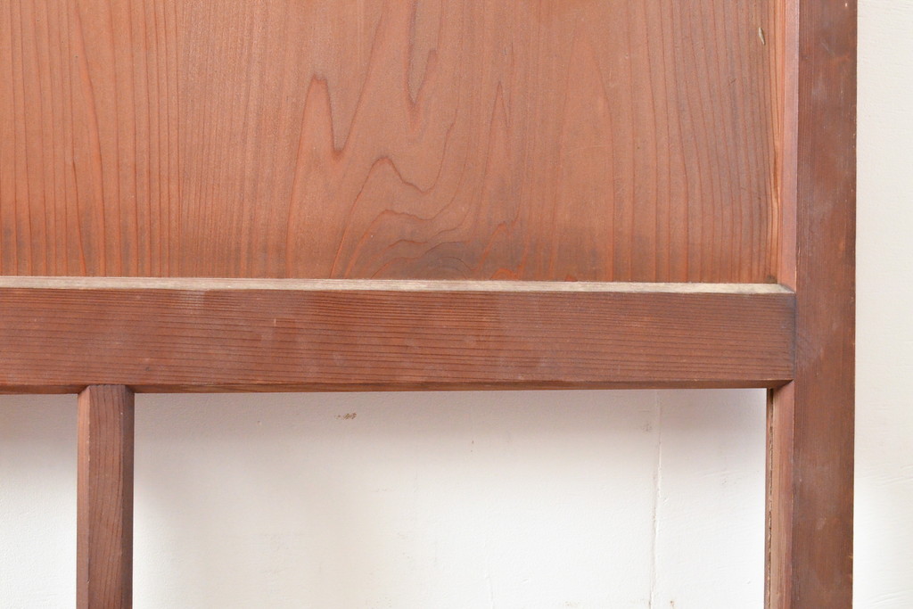 和製アンティーク　素朴な雰囲気を醸し出す木製扉(ドア、建具)(R-053997)