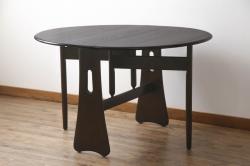 アンティーク家具　シンガーミシン オーク材天板!アンティークの鉄脚テーブル(ミシンテーブル、ミシン台)(3)