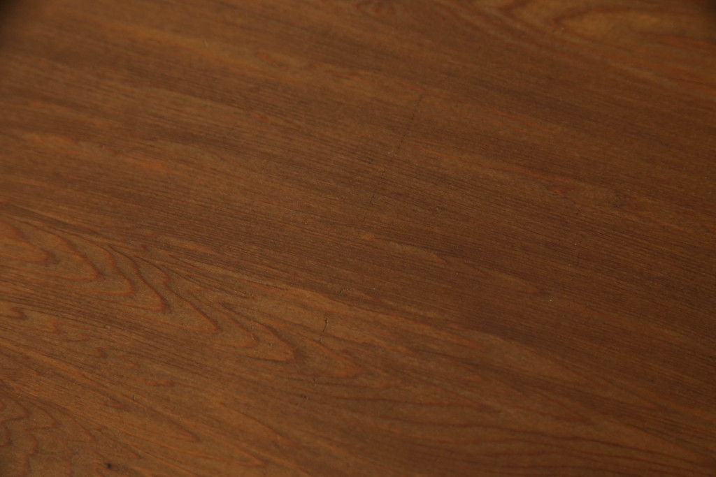 中古　美品　前面屋久杉材　漆塗り　上質な和の空間づくりにおすすめの茶棚(茶箪笥、戸棚、収納棚、飾り棚、サイドボード)(R-067442)