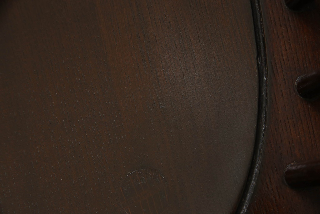 中古　美品　松本民芸家具　ウィンザーチェア　曲木　すっきりとしたデザインが魅力のアーチバックアームチェア(板座チェア、ダイニングチェア、ウインザーチェア)(定価約19万円)(R-058331)