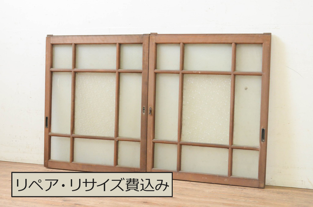 アンティーク建具 大正ロマン どこか懐かしい雰囲気漂うガラス窓