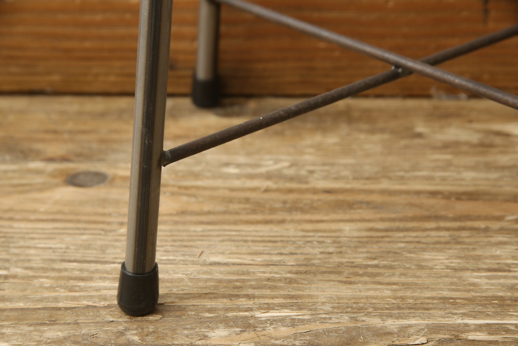 ラフジュ工房オリジナル　シンプルで馴染みやすいスツール(椅子、イス、板座チェア)(R-059340)