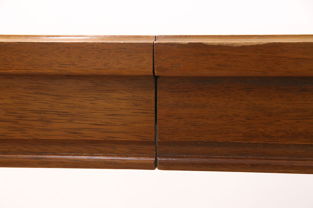 和製ヴィンテージ　maruni(マルニ木工) レア品!優美な佇まいが魅力的なエクステンションテーブル(ダイニングテーブル、ビンテージ)(R-047861)
