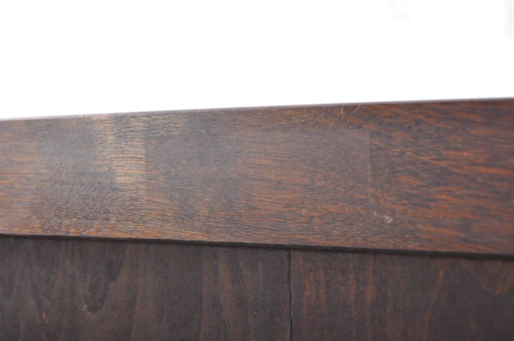 和製ビンテージ　松本民芸家具　重厚感を醸し出す金具が素敵な縦型チェスト(整理箪笥、収納タンス、収納棚、引き出し、ヴィンテージ)(R-068811)