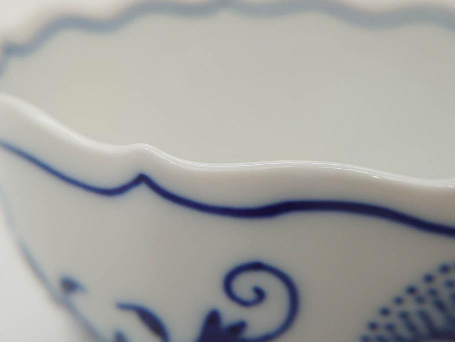ドイツ　マイセン　Meissen　ブルーオニオン　美しい意匠が上品な雰囲気を高めるカップ&ソーサー2客セット(洋食器、C&S)(R-072288)